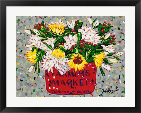 Framed Country Florals Print