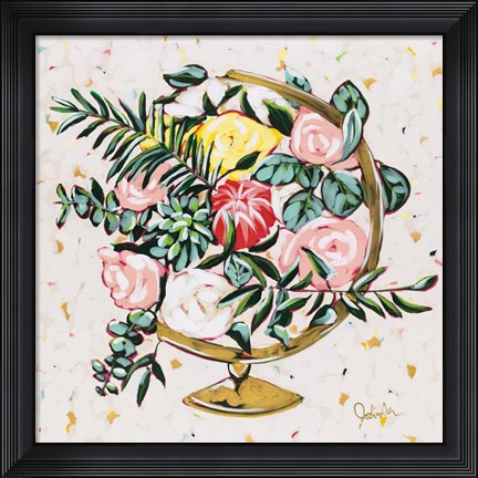 Framed Globe Growth Print