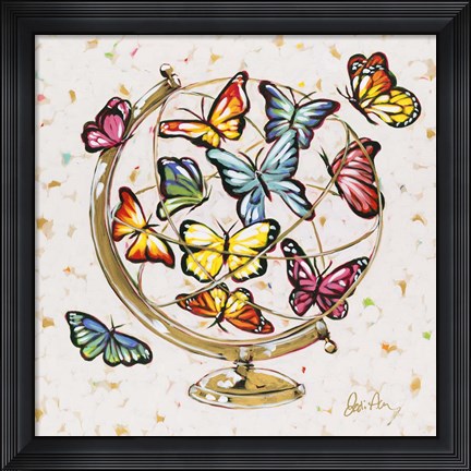 Framed Globe Hope Print