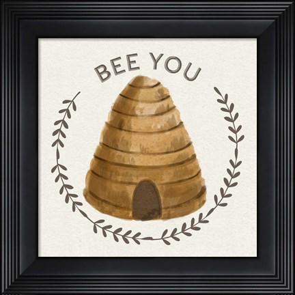 Framed Bee Hive IV-Bee You Print