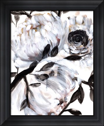 Framed Farmhouse White Bush II Print