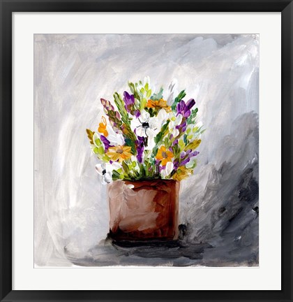 Framed Spring Bouquet Print