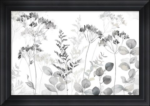 Framed Botanical Landscape neutral Print