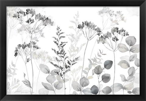 Framed Botanical Landscape neutral Print