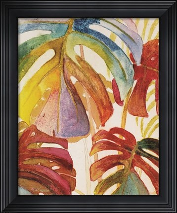Framed Tropic Botanicals III Print