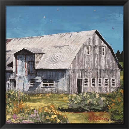 Framed Portrait of a Barn Print