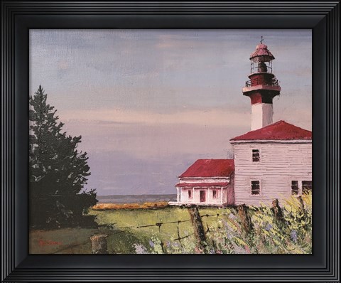 Framed Lighthouse Point Print