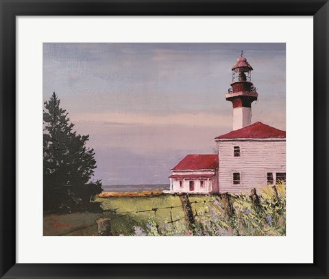 Framed Lighthouse Point Print
