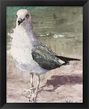 Framed Beach Bird III Print