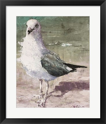 Framed Beach Bird III Print