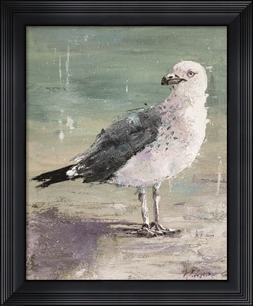 Framed Beach Bird IV Print