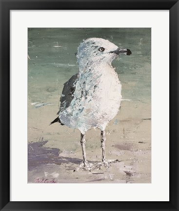 Framed Beach Bird V Print