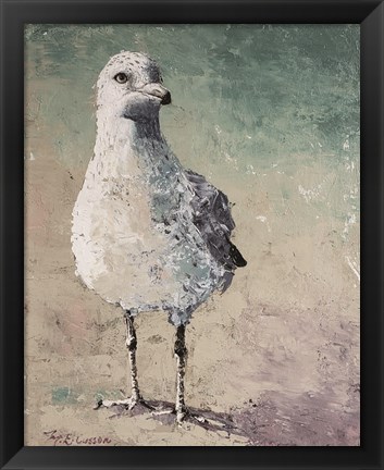 Framed Beach Bird VI Print