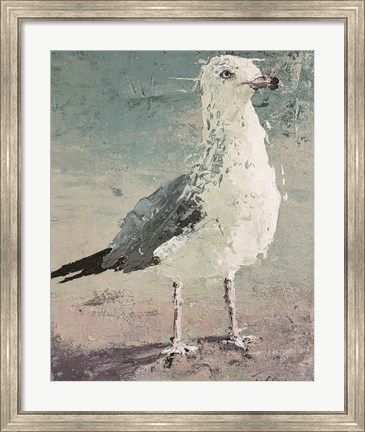 Framed Beach Bird VII Print