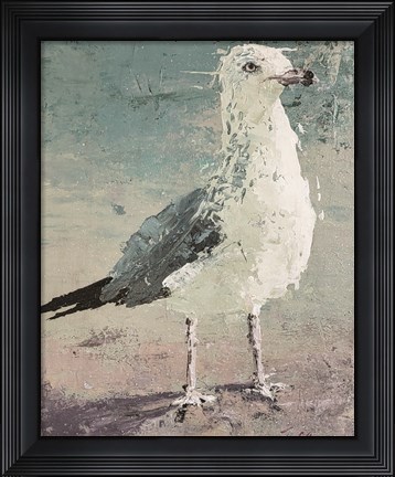 Framed Beach Bird VII Print
