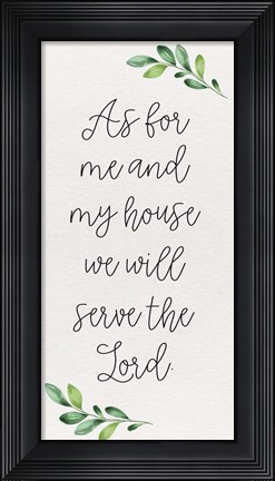Framed Inspirational Life panel II-My House Print