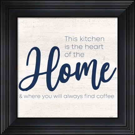 Framed Coffee Kitchen Humor VI-Home Print