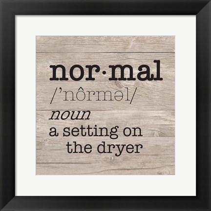 Framed Laundry Room Humor II-Normal Print