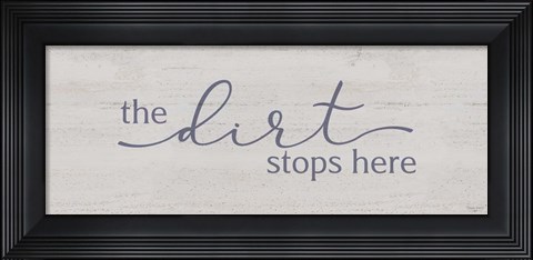 Framed Laundry Room Humor panel III-Dirt Print