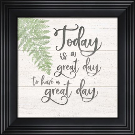 Framed Natural Inspirations II-Today Print