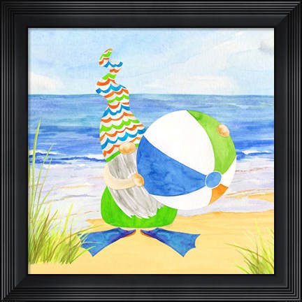 Framed Gnomes of Summer I Print