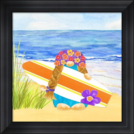 Framed Gnomes of Summer III Print