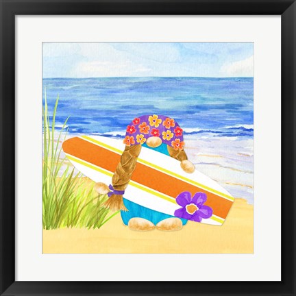 Framed Gnomes of Summer III Print