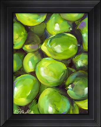 Framed Tropical Limes Print