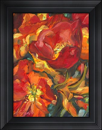 Framed Colorful Garden Print