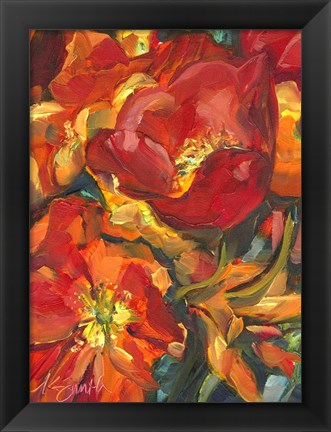 Framed Colorful Garden Print