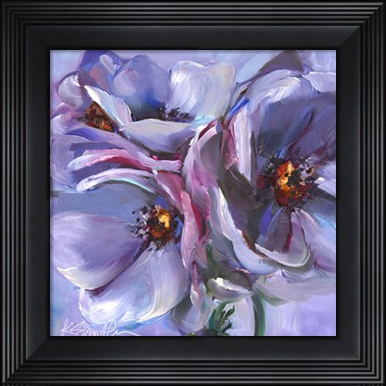 Framed Lavender Flowers Print