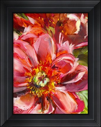 Framed Floral Close Up Print
