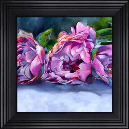 Framed Roses lying down Print