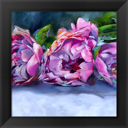 Framed Roses lying down Print