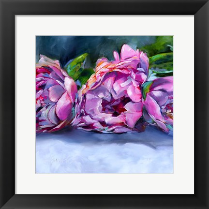 Framed Roses lying down Print