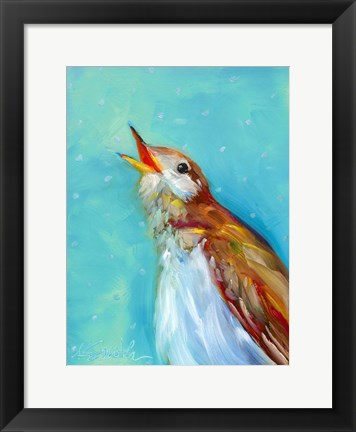 Framed Birdcall Print