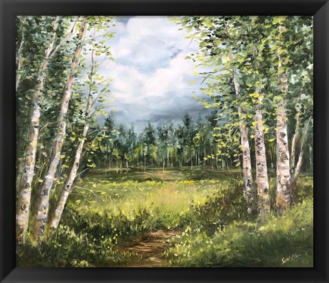 Framed Colorado Meadow landscape Print