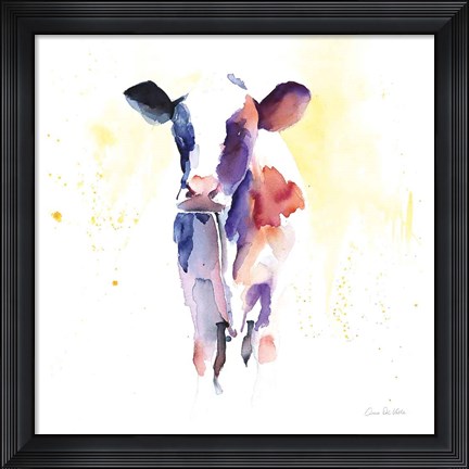 Framed Holstein II Print