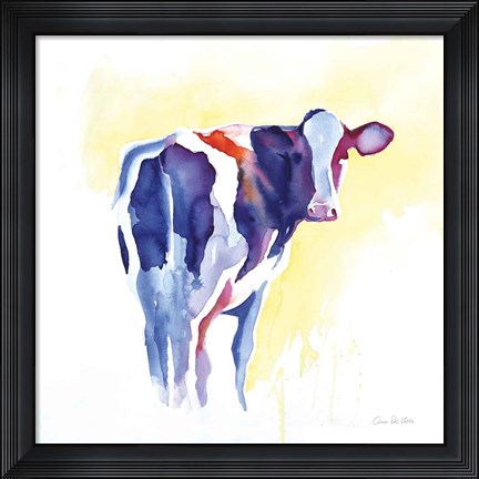 Framed Holstein I Print