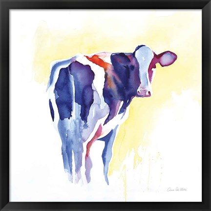 Framed Holstein I Print