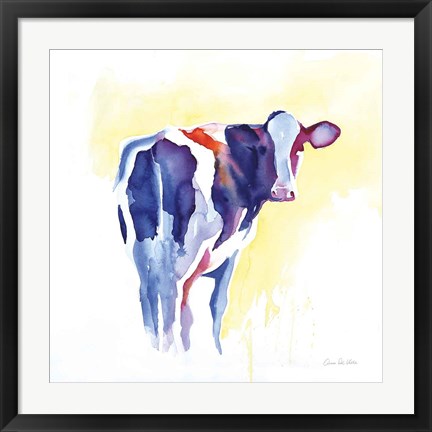 Framed Holstein I Print