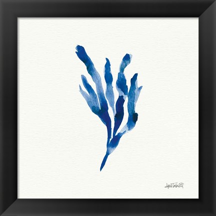 Framed Deep Sea Botanical I Print