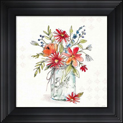 Framed Americana Mood V No Words Print
