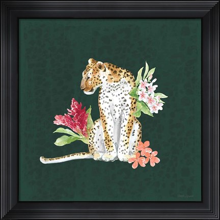 Framed From the Jungle VII Dark Print