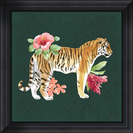 Framed From the Jungle IV Dark Print