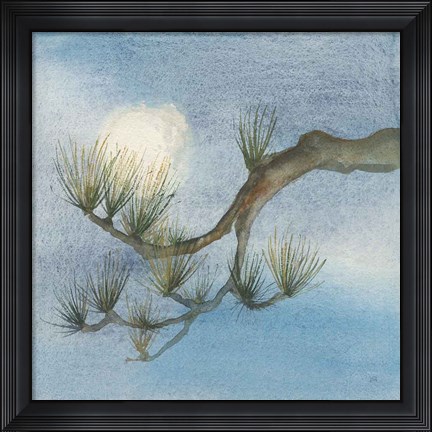 Framed Moon Season Winter Print