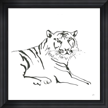 Framed African Animals III Print