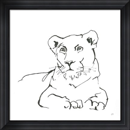 Framed African Animals II Print