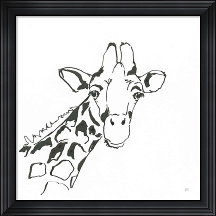 Framed African Animals I Print