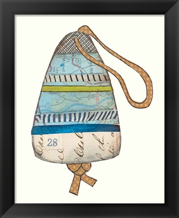 Framed Lobster Buoys II Print